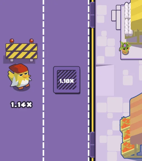 Chicken Cross game by UpGaming